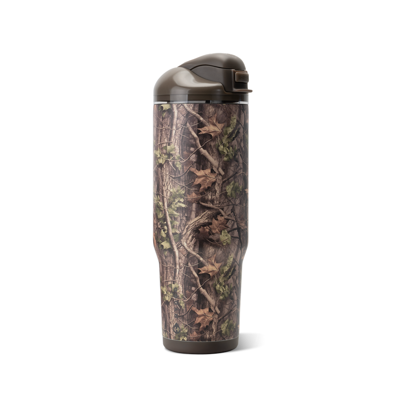 Ease2o 32oz | Compact Water Bottle with Straw &amp; Chug Spout – Woodland